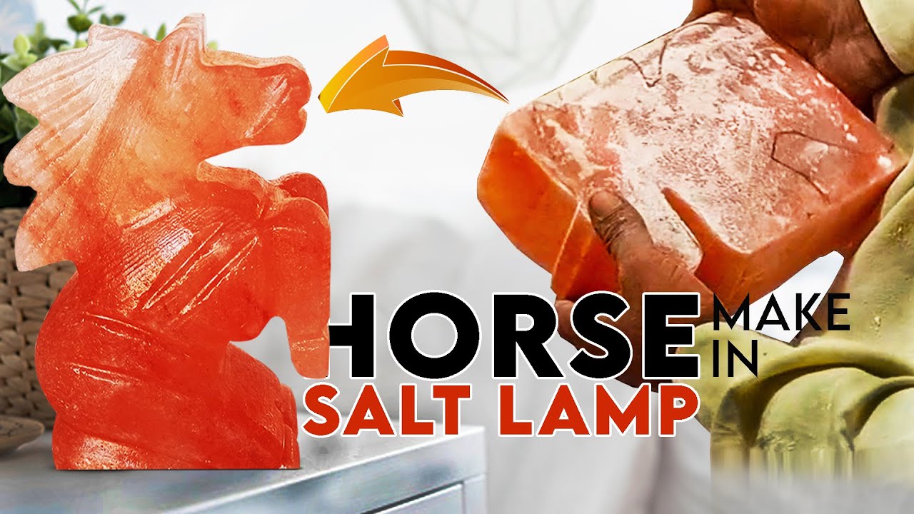 Horse make in Salt II Himalayan Salt Lamp II Incredible Worker