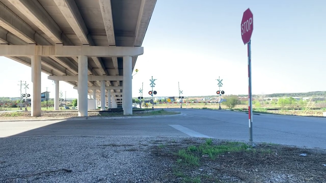 Southbound Union Pacific sand train at wonderworld drive in San Marcos Texas on 3/12/26