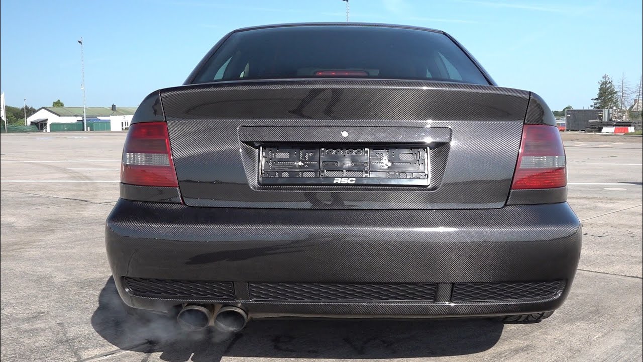 750HP Audi RS4 B5 Limo Full Carbon! SOUNDS & Accelerations!