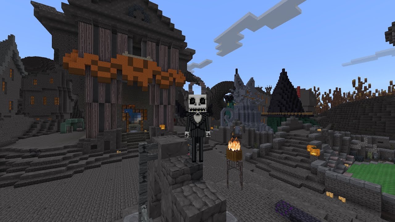 Minecraft The Nightmare Before Christmas Mashup Pack All Mob Textures (1.21)