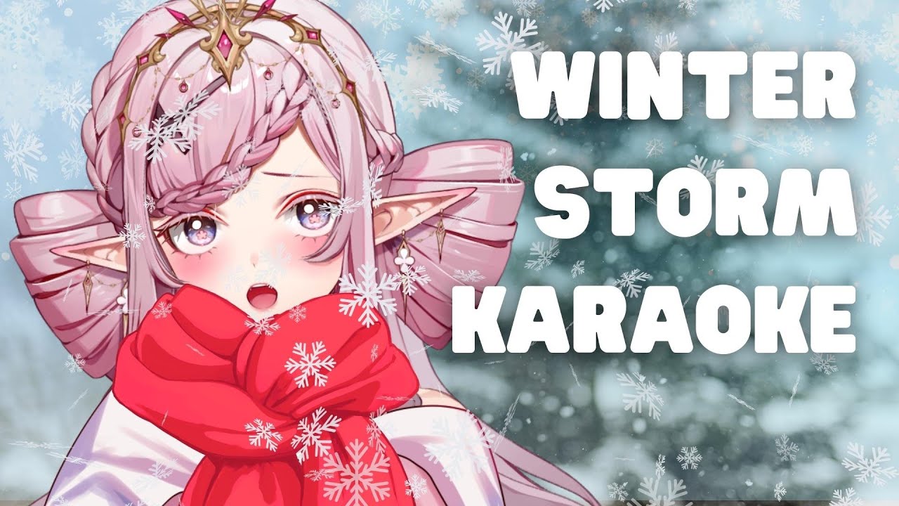 ❄Winter Storm Karaoke!❄ Singing in the snow... ⛄