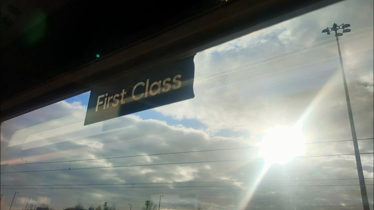 First Class Greater Anglia train journey to London