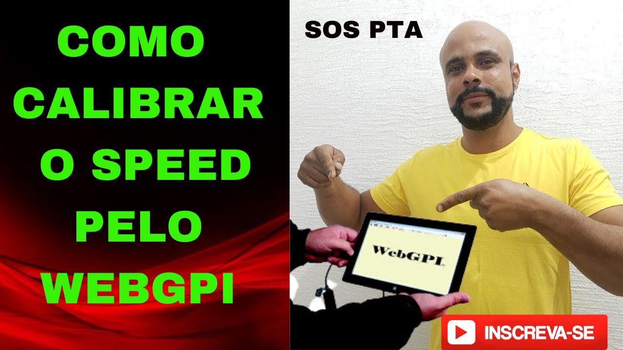 Como calibrar o Speed  pelo WEBGPI.