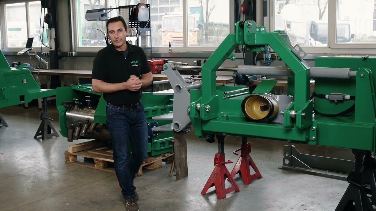 Innovation für die Landwirtschaft: Der BKF 1200 von HEN AG #henag #bankettfräse #wegepflege