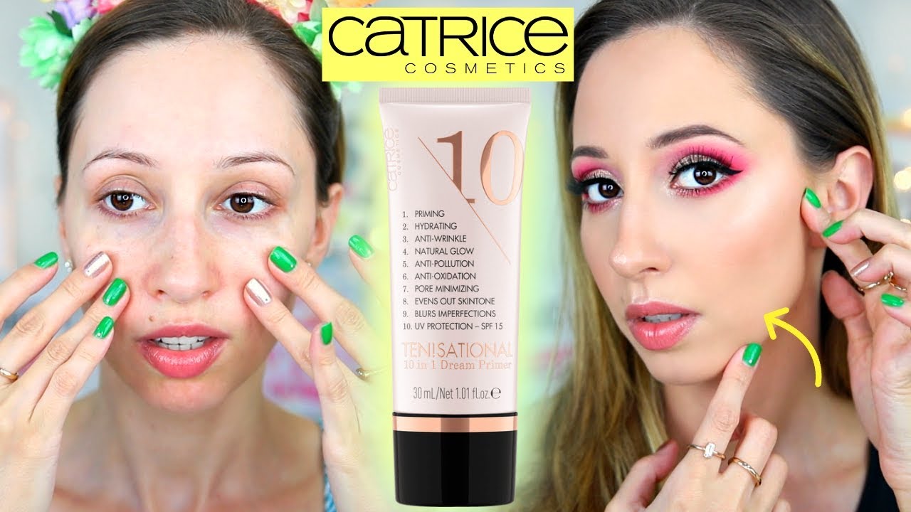 Best Drugstore Primer? 😲 New Catrice Tensational Primer - Wear Test + Review