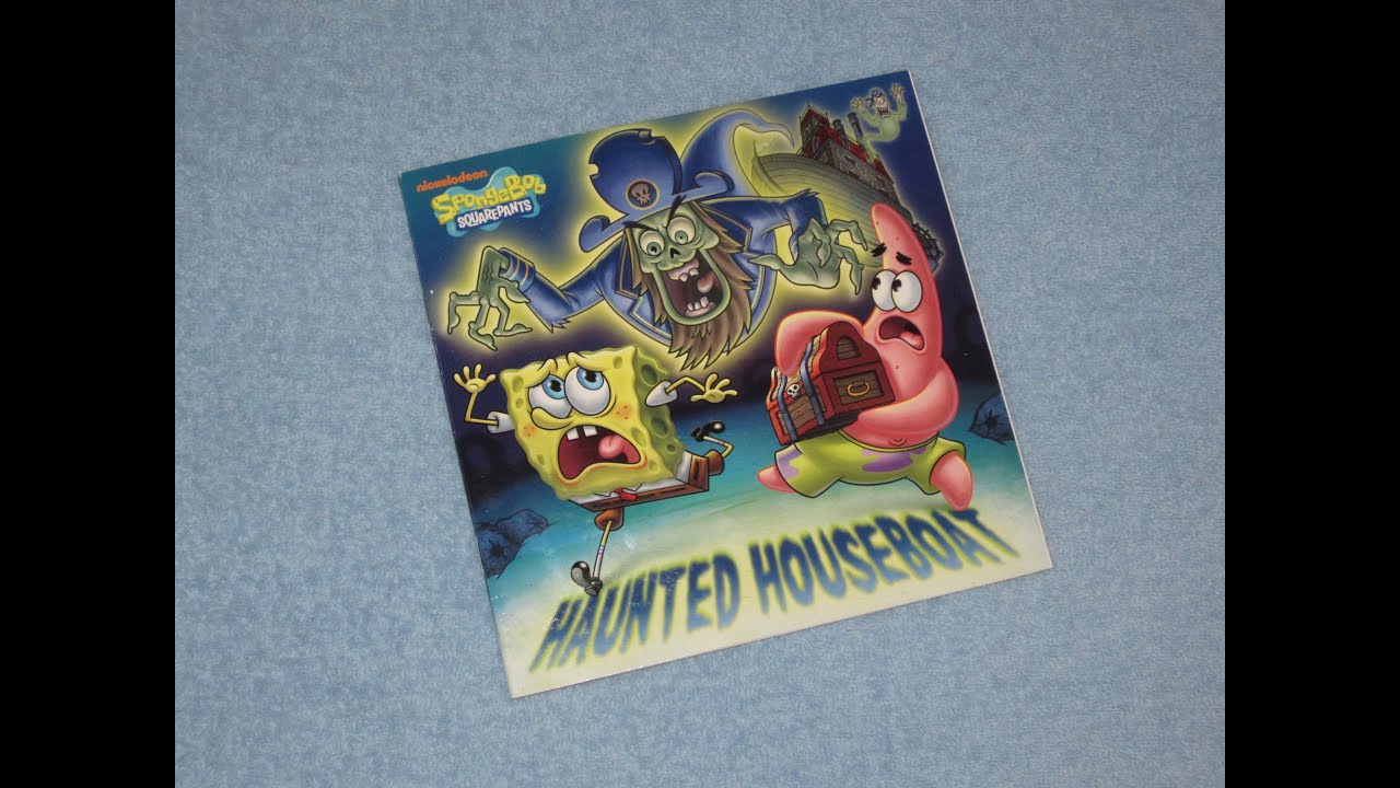 Spongebob Squarepants - Haunted Houseboad Children's Read Aloud Story Book For Kids
