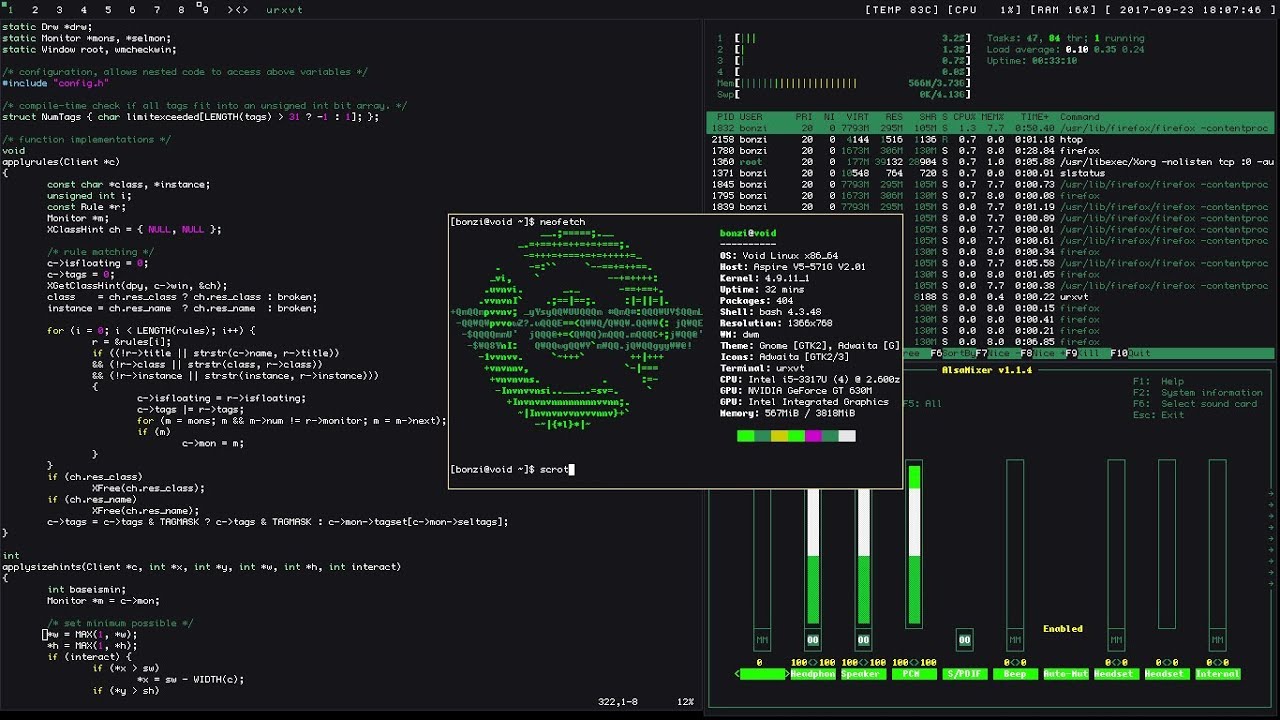 Void Linux - дистрибутив для фанатов и самых опытных пользователей.