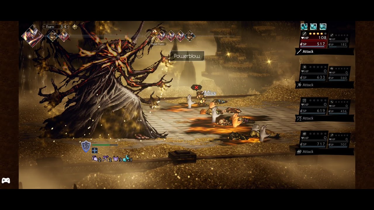 Octopath COTC - Cascade Log | Weakness Shift EX - OCTOPATH's Last Stand