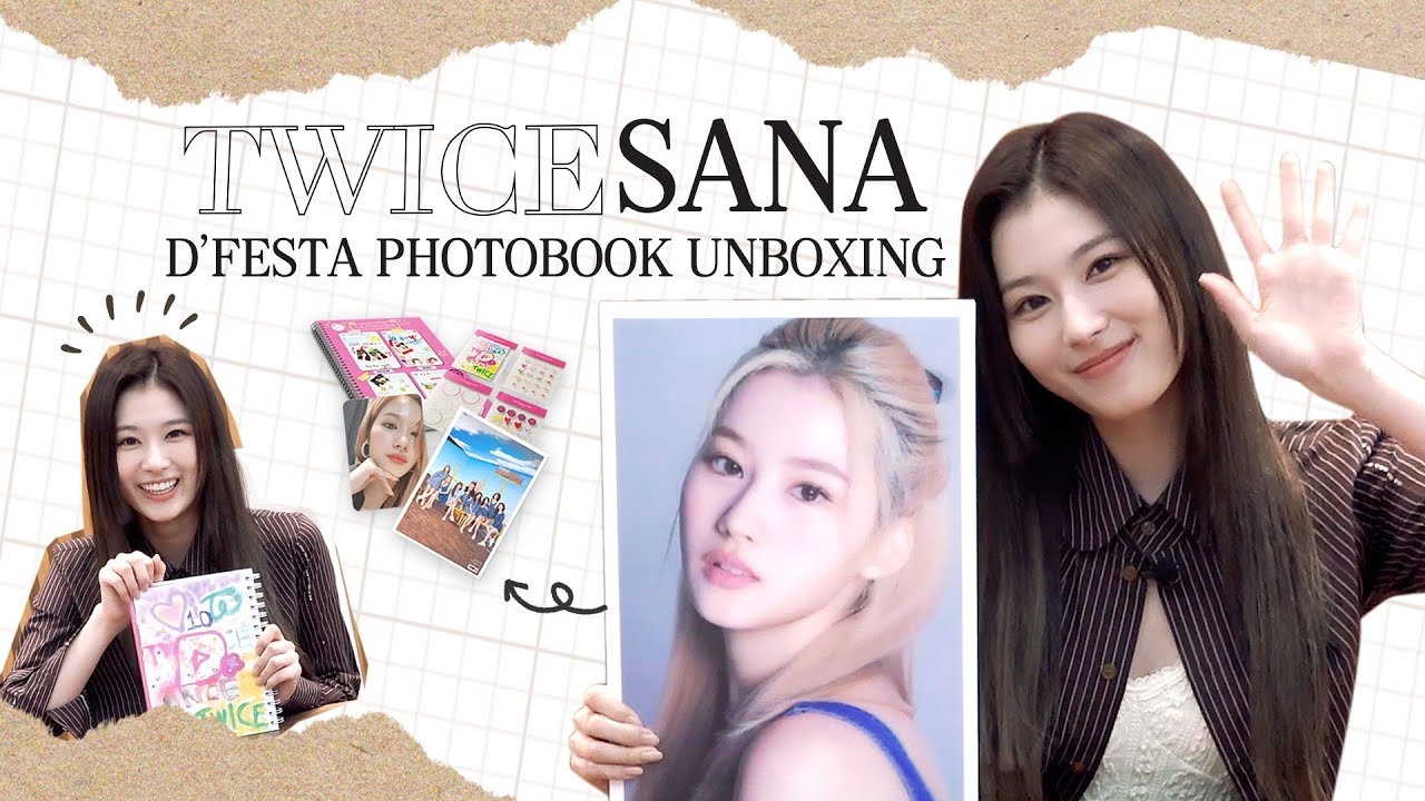 [D’FESTA] '언박싱'계의 떠오르는 샛별이🌟 | UNBOXING with SANA(TWICE)