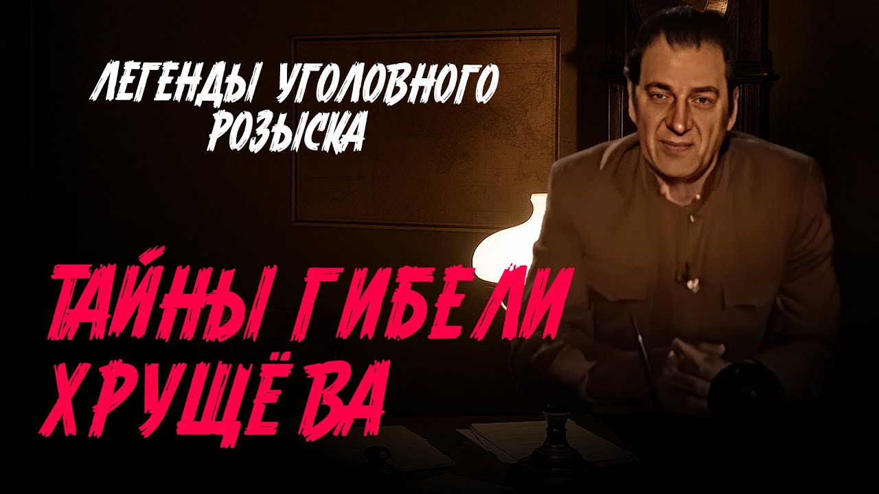 Легенды уголовного розыска | ЗАГАДОЧНЫЕ ТАЙНЫ ГИБEЛИ НИКИТЫ ХРУЩЁВА