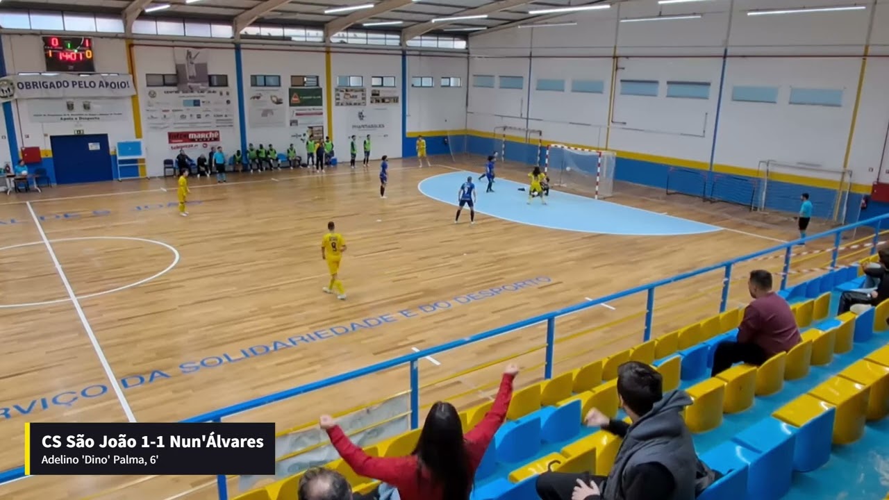 CS São João 𝟮-𝟳 Nun'Álvares (Seniores, 1ª Fase CN II Divisão FPF)