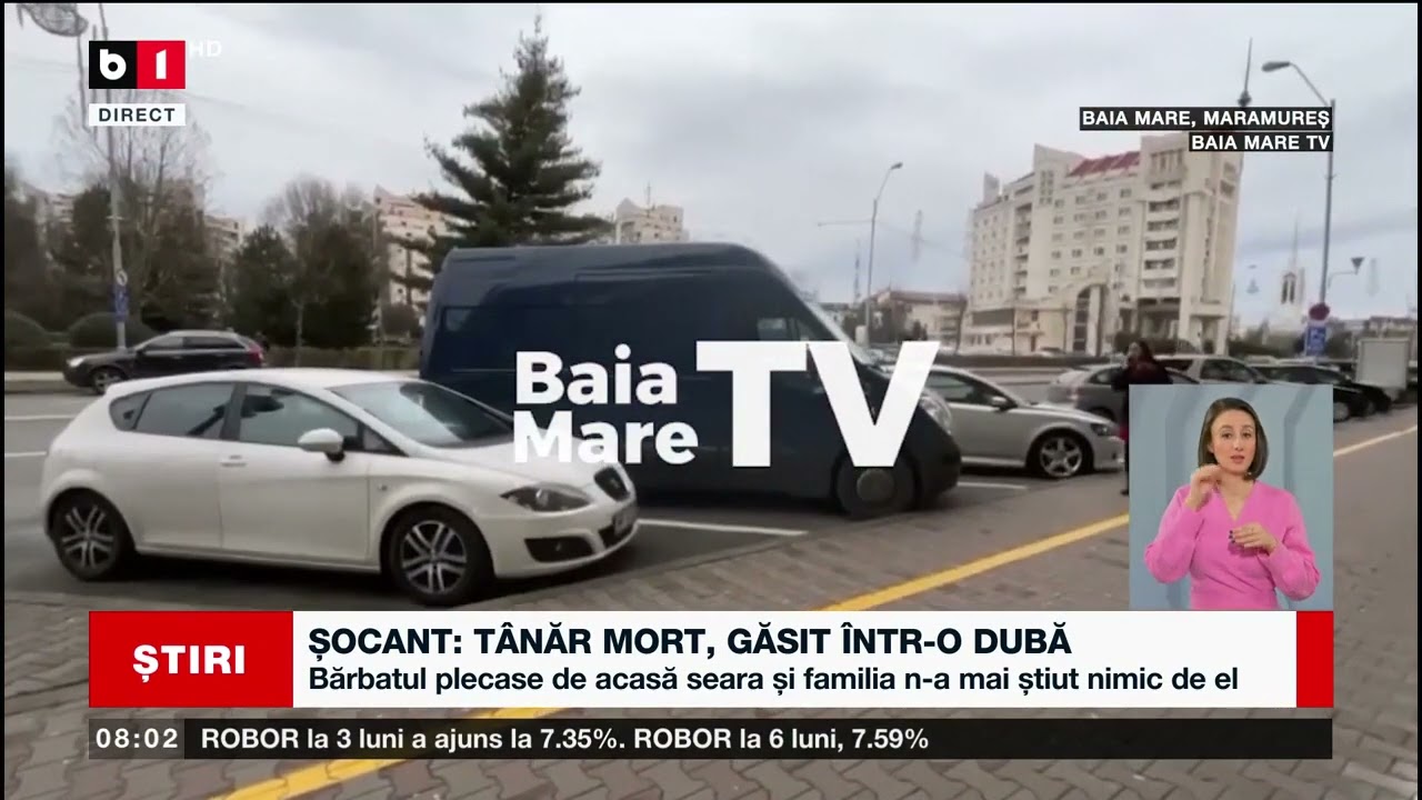 BAIA MARE -  UN TÂNĂR GĂSIT DECEDAT ÎN INTERIORUL UNEI DUBE_Știri B1_17 ian 2023