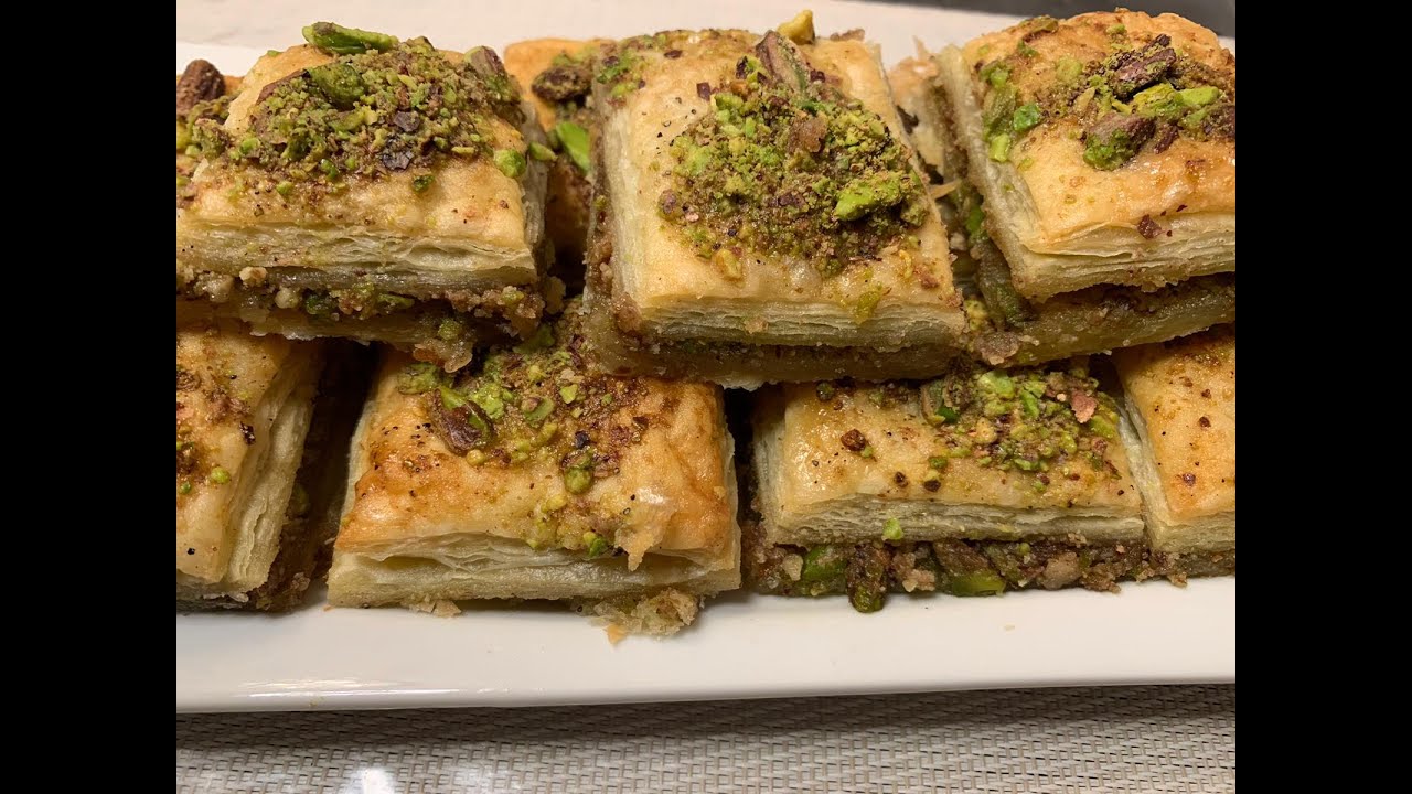 Baklava with Puff Pastry | Baklawa recipe |