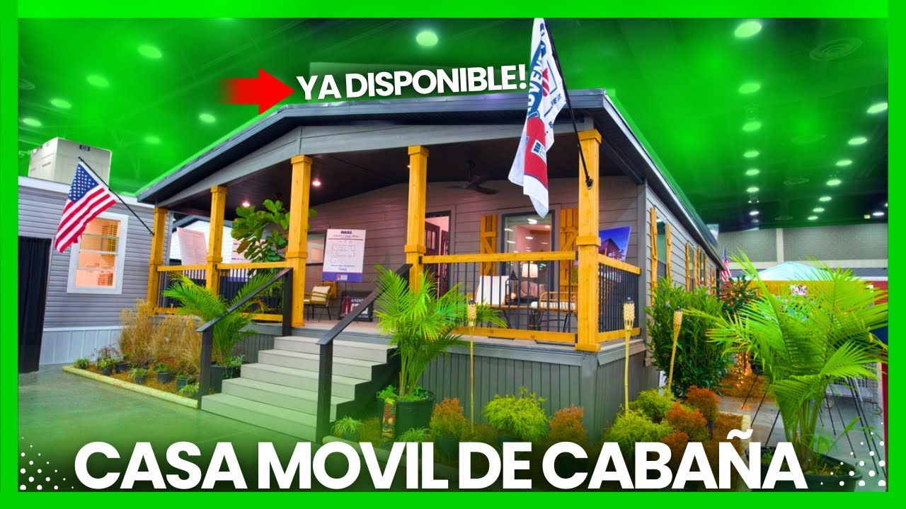 ‼️LUJOSA CASA MÓVIL tipo CABAÑA 2026 - (HOME TOUR)‼️