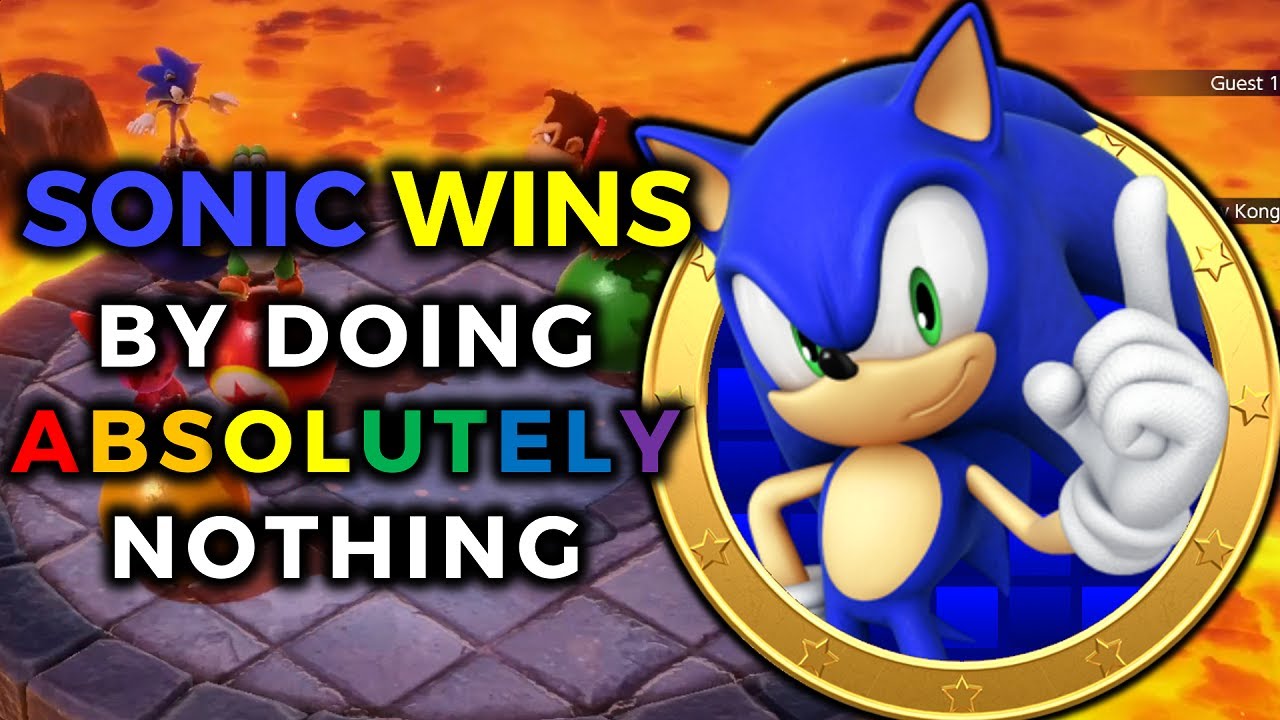 Sonic Wins By Doing Absolutely Nothing (All Games) - Mario Party Superstars #39