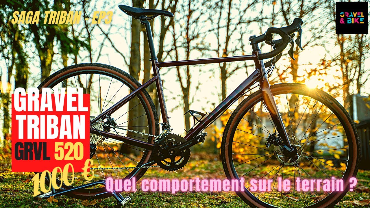 Gravel Triban GRVL 520 SUBCOMPACT: Que vaut-il sur le terrain ? Saga Triban - EP3