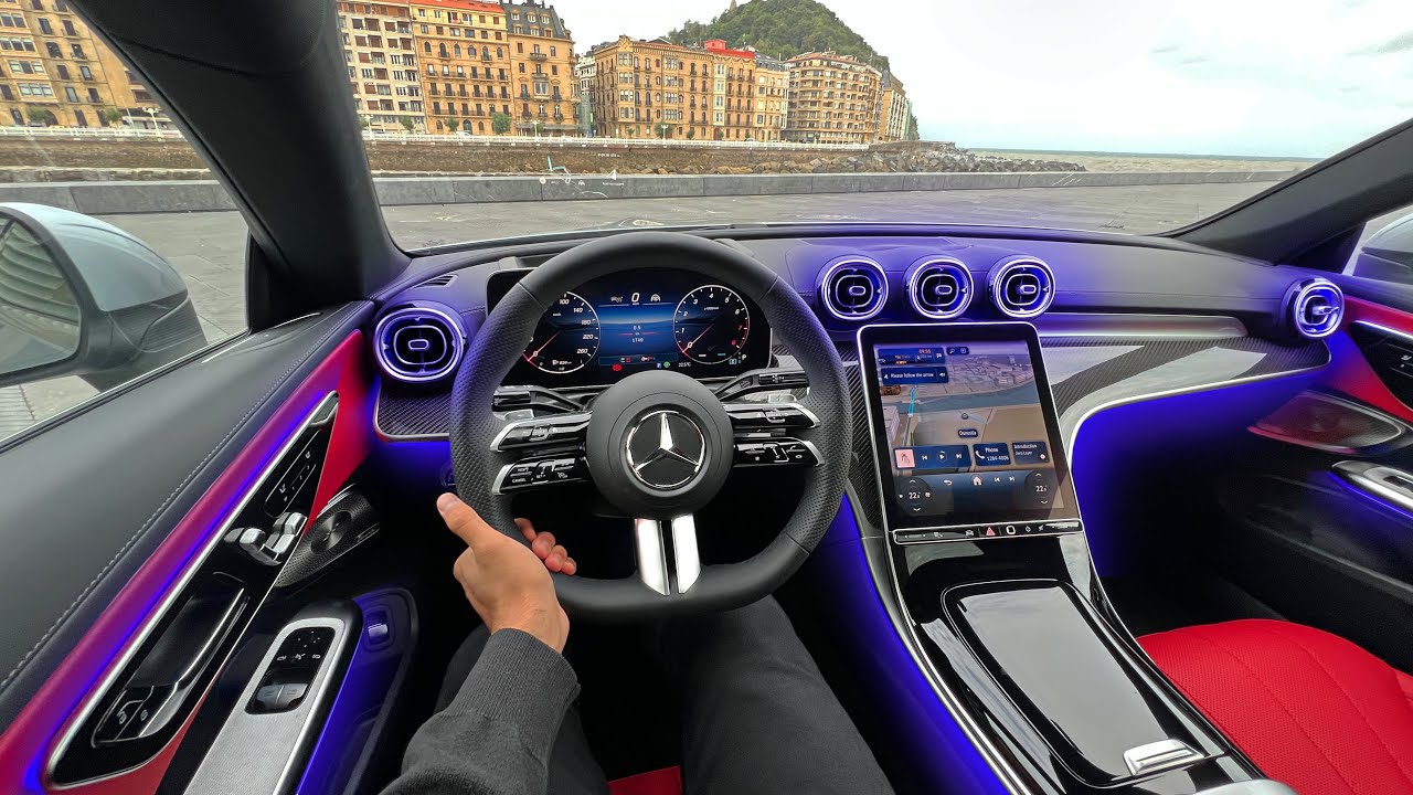 NEW 2024 Mercedes Benz CLE Coupe POV Drive! Interior Ambiente Review CLE450