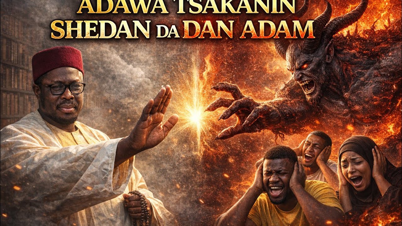 Adawa Tsakanin Shedan Da Dan Adam  Yadda Shedan Ke Yaudarar Mutane Daga baking mallam Aminu daurawa 