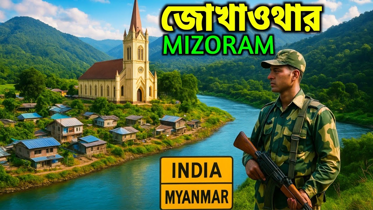ভারত ও মায়ানমারের শেষ শহর😱| Life in India's Last City at Myanmar Border | Zokhawathar | Hidden Town
