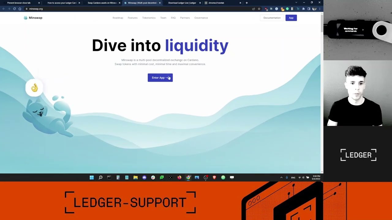 How to Swap Cardano Assets from Your Ledger Device?