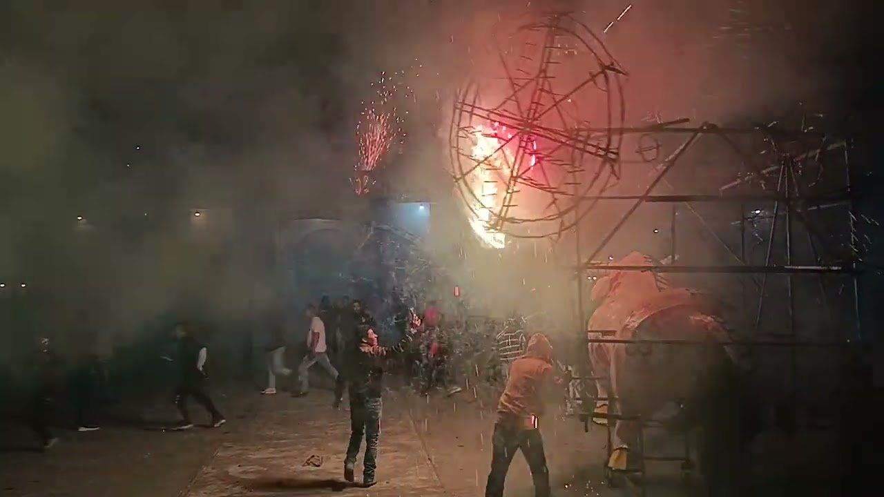 Quema de toro pirotecnico,Tuxtla puebla 29 de enero 2026