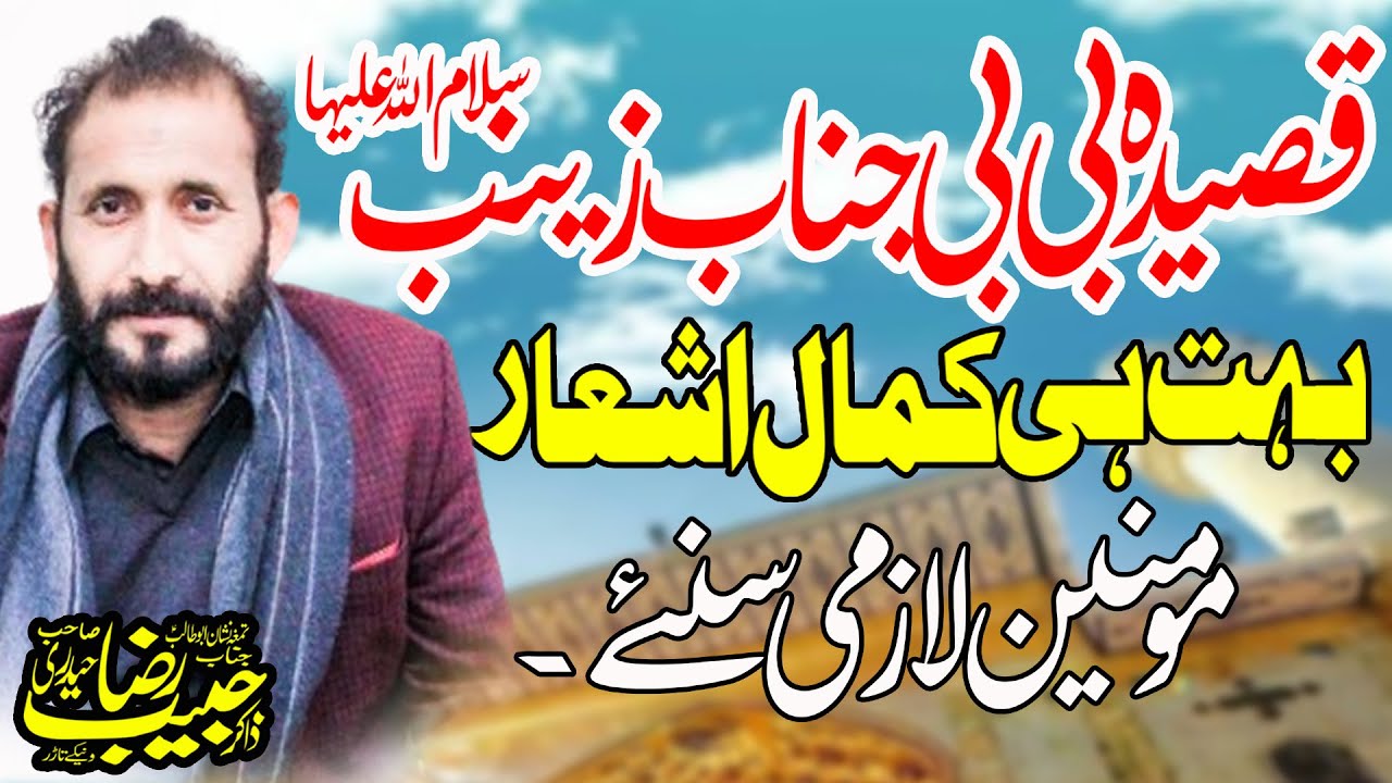 Qasida Bibi Zainab sa Zakir Habib Raza Haideri