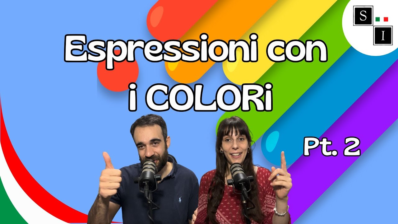 Espressioni idiomatiche italiane con i COLORI, parte 2