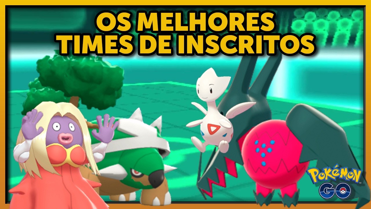 AS MELHORES PARTIDAS DE PVP USANDO TIME DE POKÉMON DOS INSCRITOS