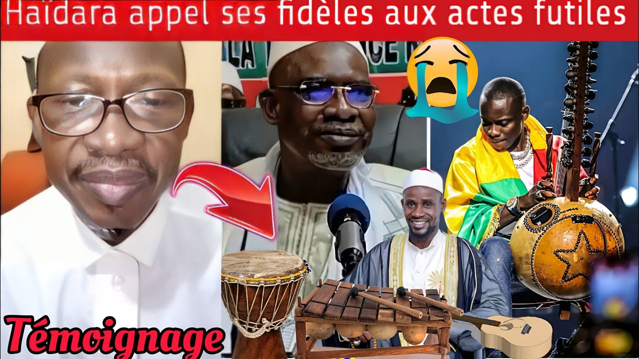 Ousmane Madani demande à ses fidèles de se livrer aux actes futiles,danse,musique, l'amour de la vie