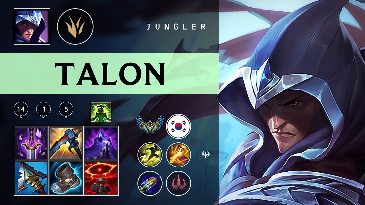 Talon Jungle vs Zyra - KR Challenger Patch 26.03