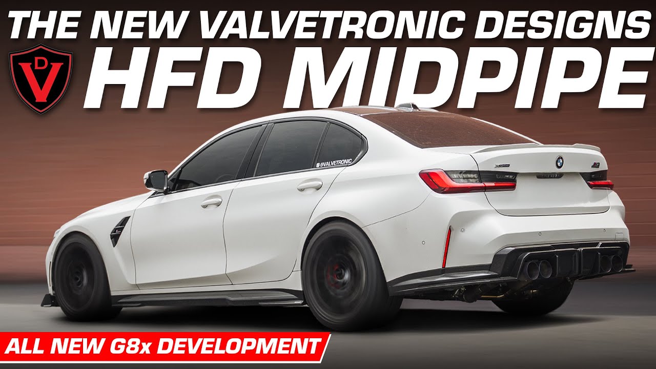 The Valvetronic Designs G8X M3/M4 NEW HFD Midpipe