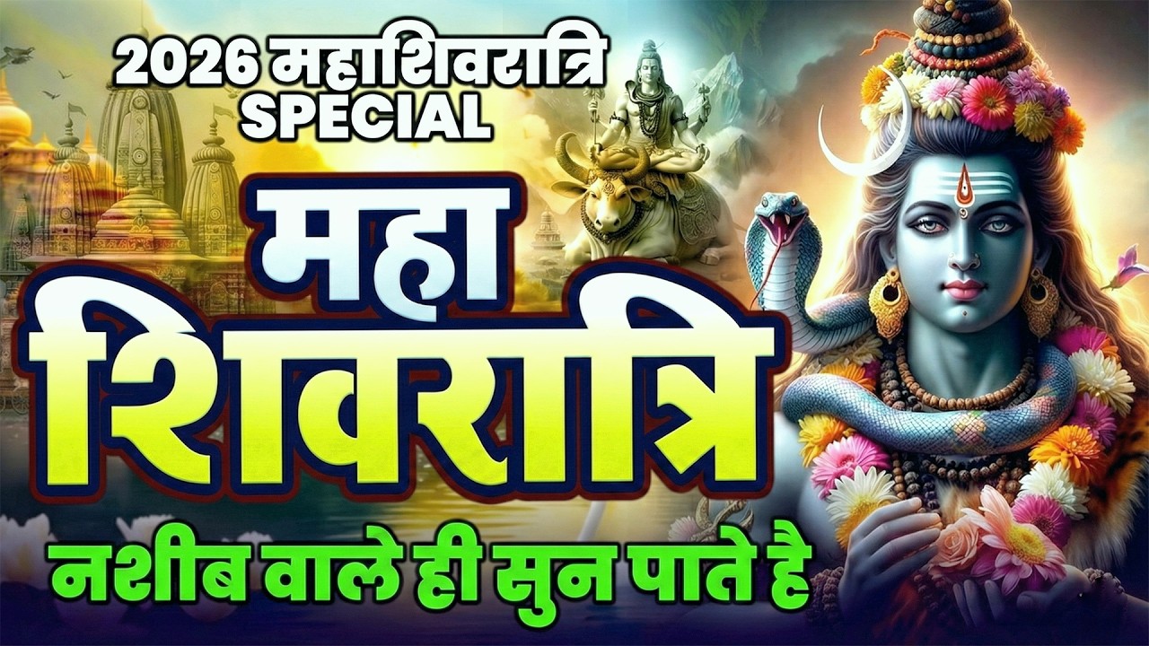 Video | 15 फरवरी महाशिवरात्रि स्पेशल गीत 2026 | Mahashivratri Song 2026 | Mahashivratri Ke Gana 2026