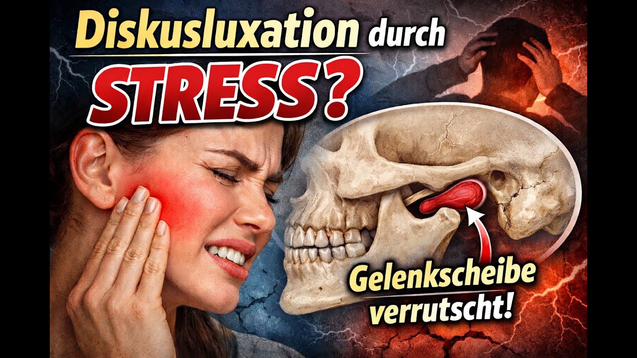 😬 Kann Stress eine Diskusluxation im Kiefergelenk verursachen?