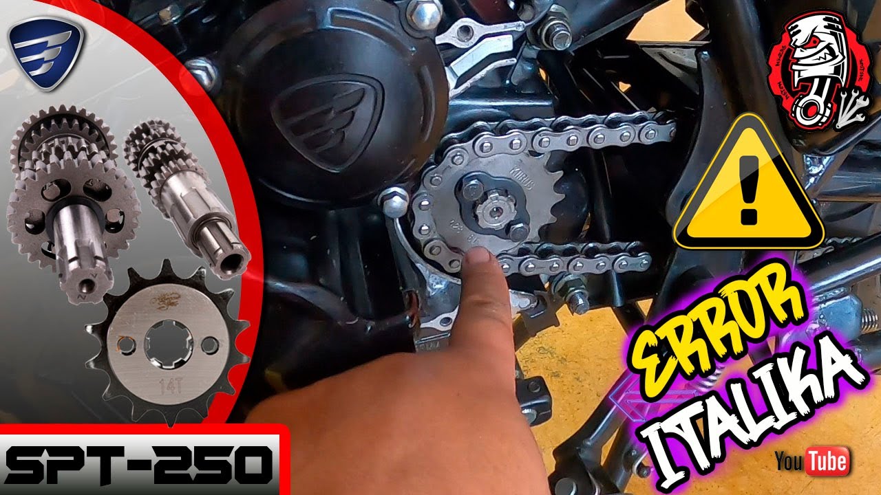 1239 | ITALIKA SPTFIRE-250 SPROCKET DELANTERO ORIGINAL NO COINCIDE