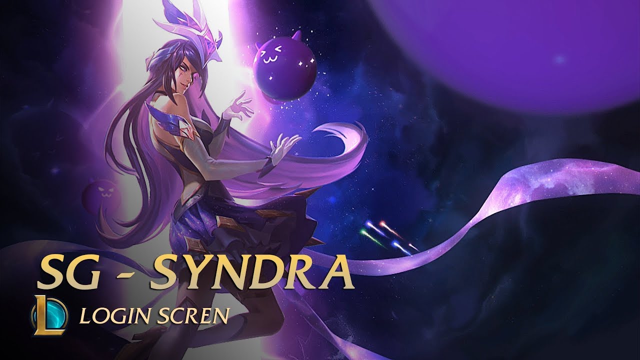 Star Guardian Syndra - Login screen (unofficial)