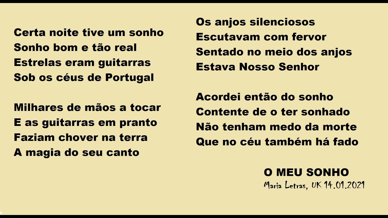 O MEU SONHO