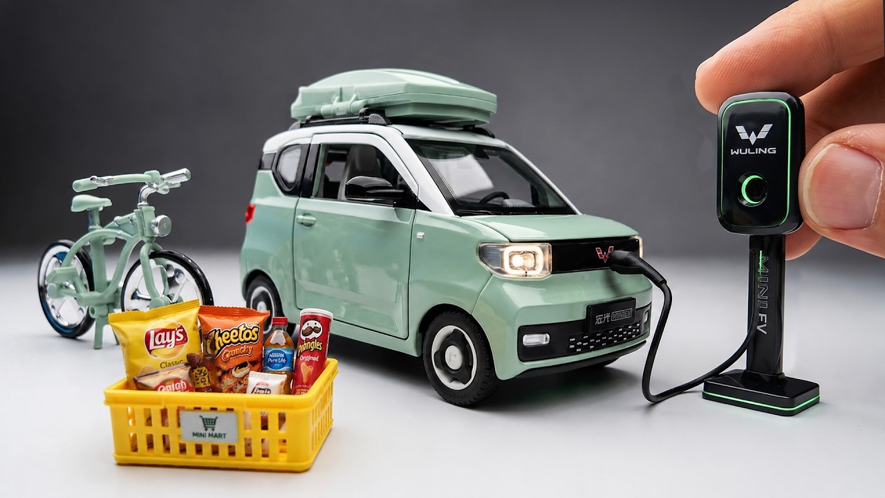 Unboxing World's Popular Mini EV! Wuling Hongguang Diecast Model Car 🚙
