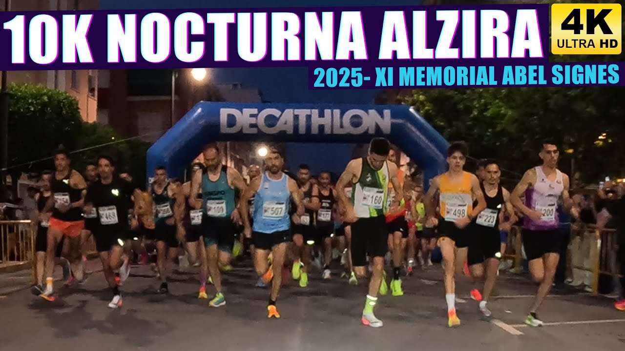 10K NOCTURNA ALZIRA 2025 🏆 CLASIFICACIÓN DESDE EL RECORRIDO