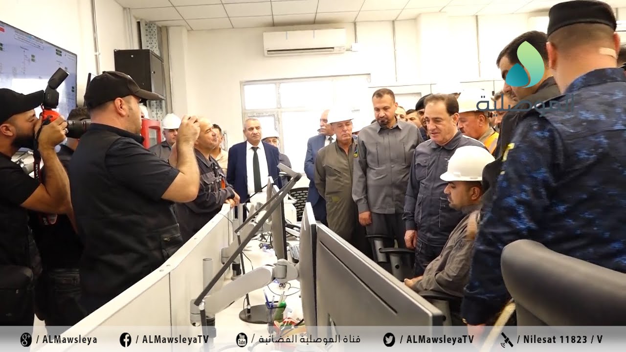 وزير الكهرباء يؤدي زيارة الى محطة كهرباء برطلة ويطلع على سير العمل بها