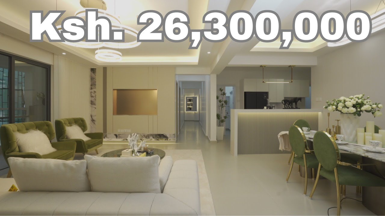 Inside the Most Luxurious 4 - Bed Apartment All Ensuite + Dsq in Kilimani, Nairobi | Kenya