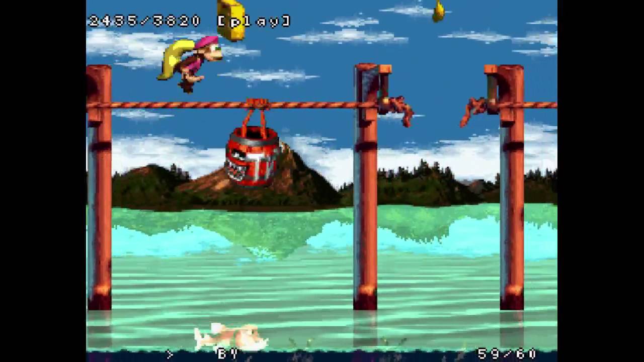 DKC3 4-3 Kreeping Klasps (Optimal)