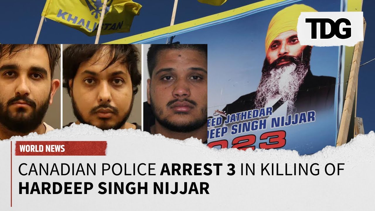 Hardeep Singh Nijjar Murder: Canada Police Arrests 3 Indians, Case Under Investigation | Khalistan