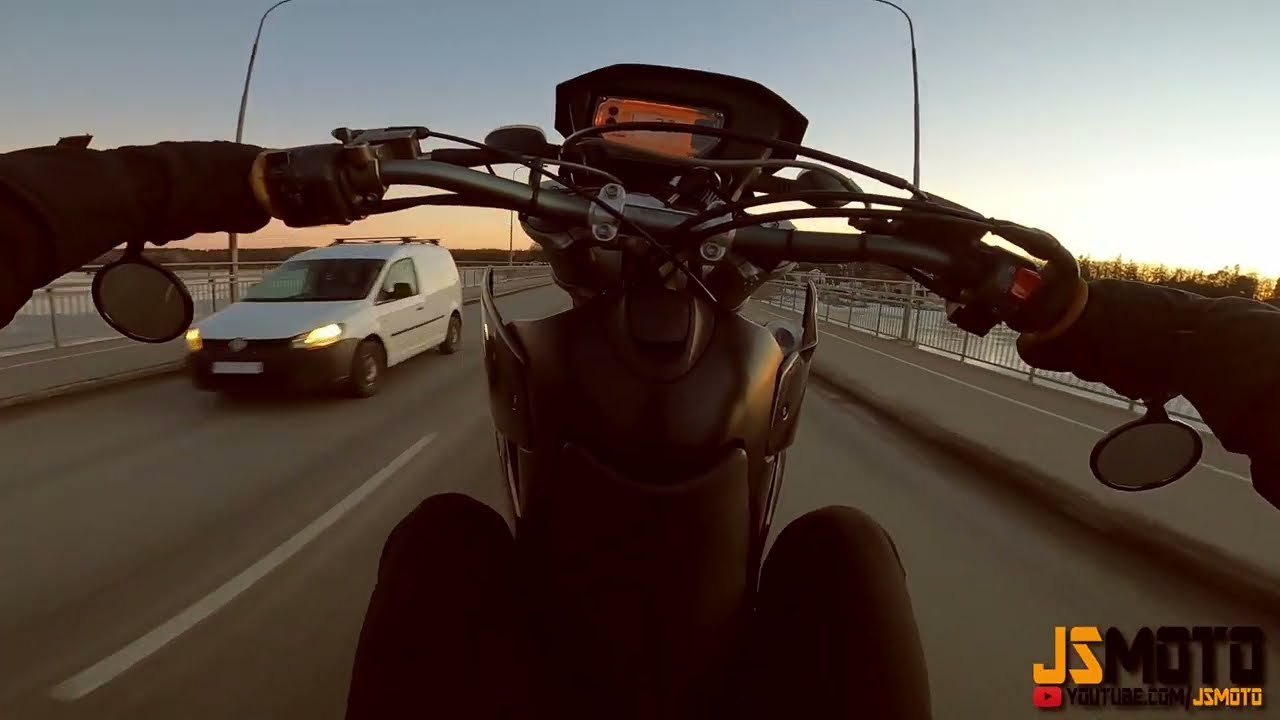 How To Treat A KTM 640 Supermotard || Wheelies (+140 km/h) || Preseason 2022 || Gopro Hero 8 [HD]