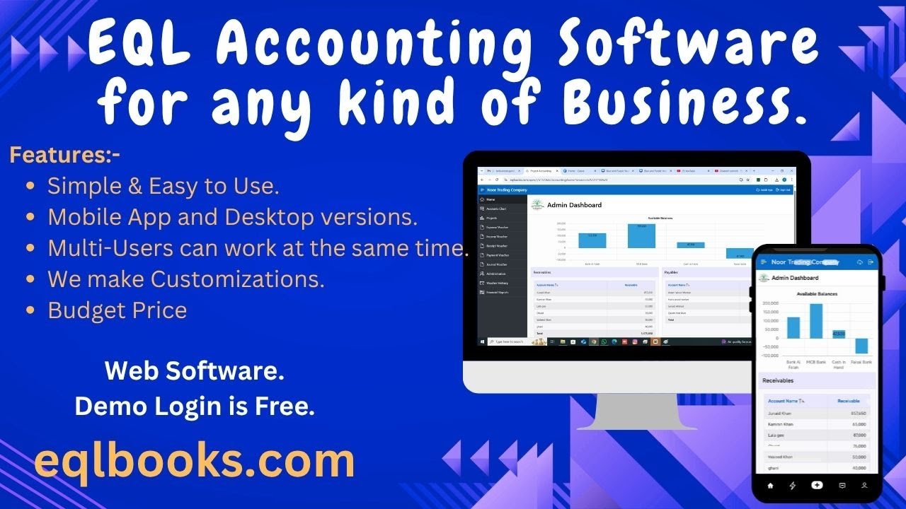 Project Accounting Software. | eqlbooks