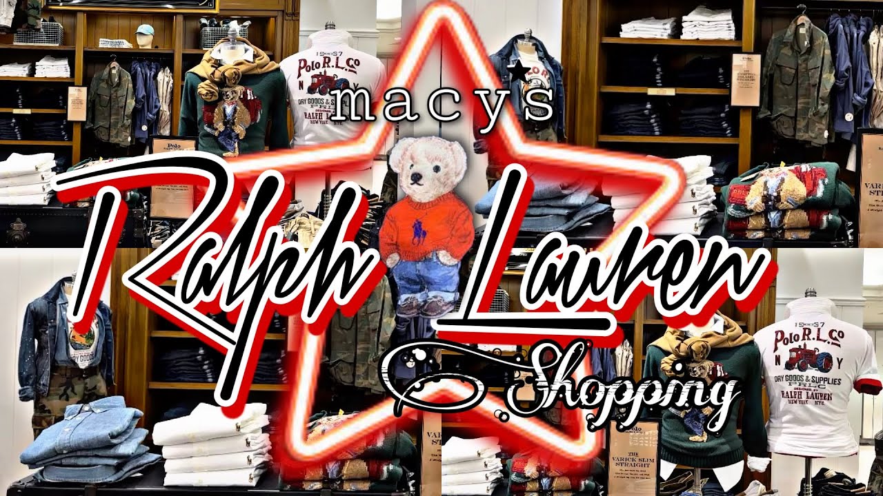 SHOPPING FOR POLO RALPH LAUREN AT MACYS | SHOP WITH ME‼️