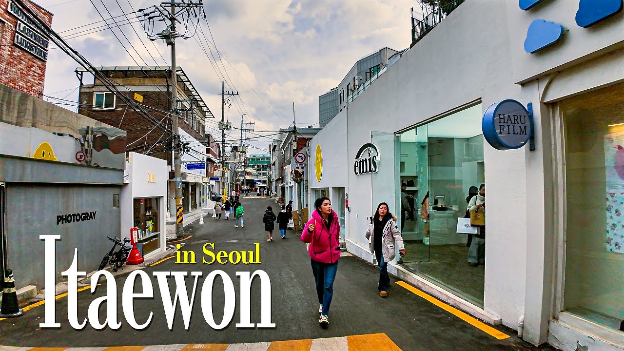 This Street is So Hip! A Stylish Walk from Itaewon to Hannam-dong | Seoul Walk | 4K HDR