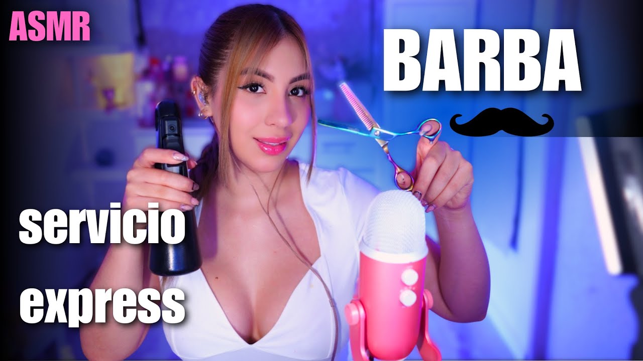 ASMR:  Barbería express  ✂️ | Barba perfecta en 15 minutos | Barberia Roleplay✨