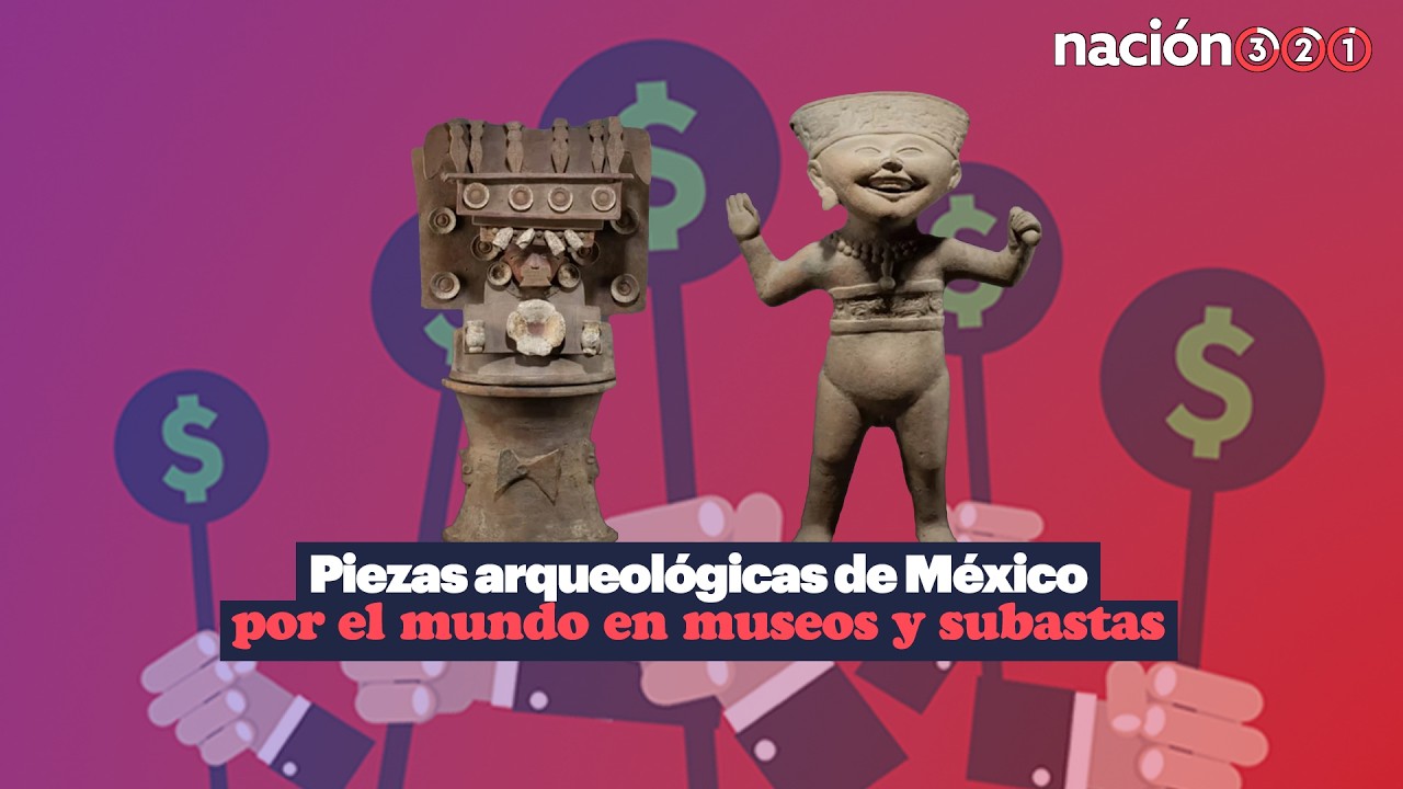 Piezas arqueológicas de México por el mundo en museos y subastas