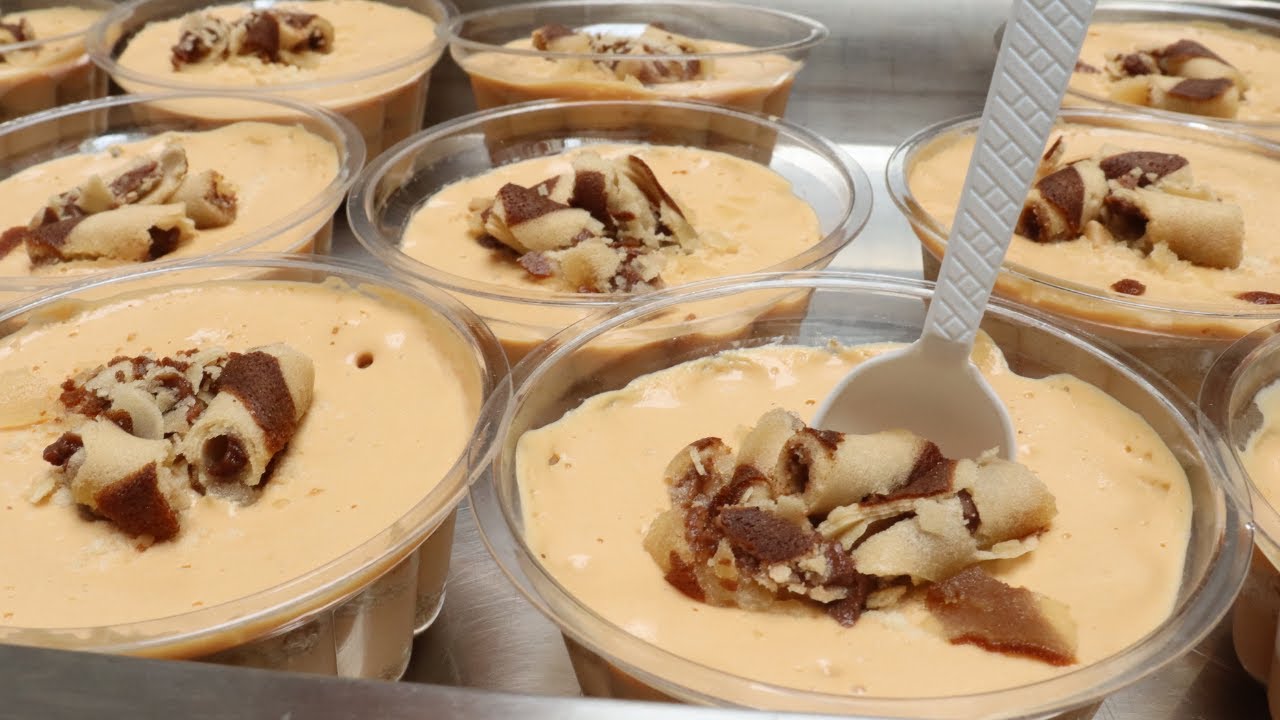 Carlota de cajeta Ideal para negocio. Postre muy fácil de hacer #ideasparavender