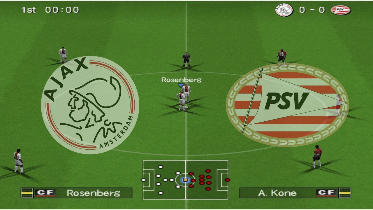 Winning Eleven 10 - Ajax vs PSV | PlayStation 2